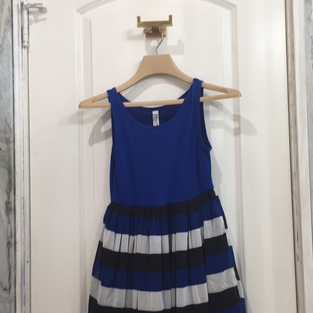 Kids formal striped dress